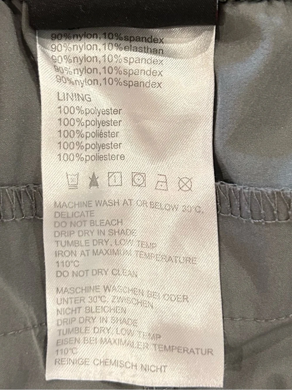 BALEAF Performance Shorts Men’s XS 5” Gray Zipper Pockets
